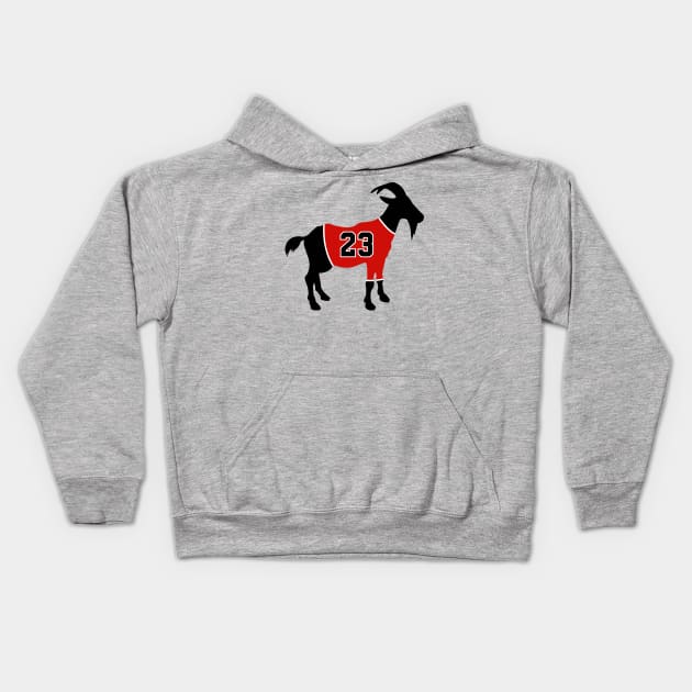 Michael Jordan Goat Kids Hoodie by slawisa